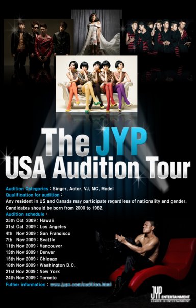 JYP USA Audition Tour 2009